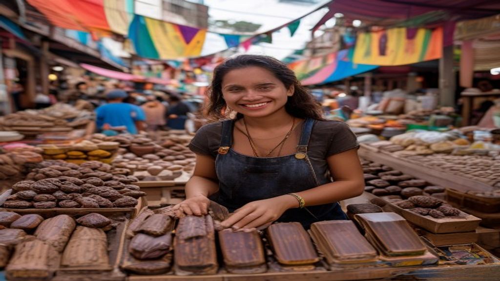 Trufas, jabones y alta costura: el cacao une a emprendedores y artistas en las Fiestas Julianas de Guayaquil