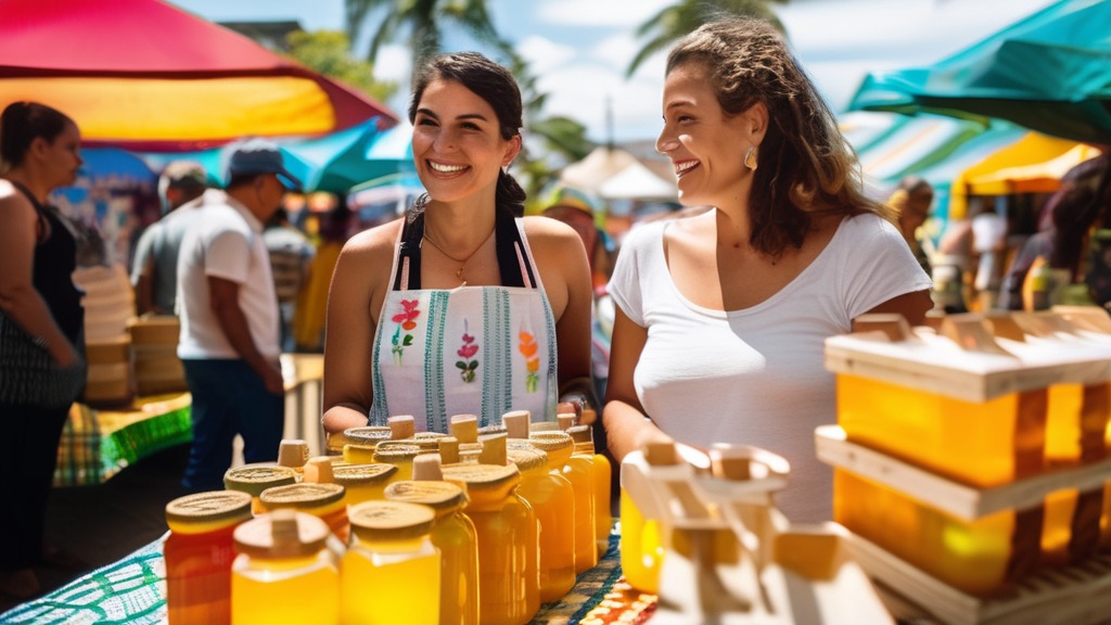 Monte Sinaí se tomó Guayaquil: 40 emprendimientos del barrio llegaron a la ciudad con miel, bolsos y bebida de soya