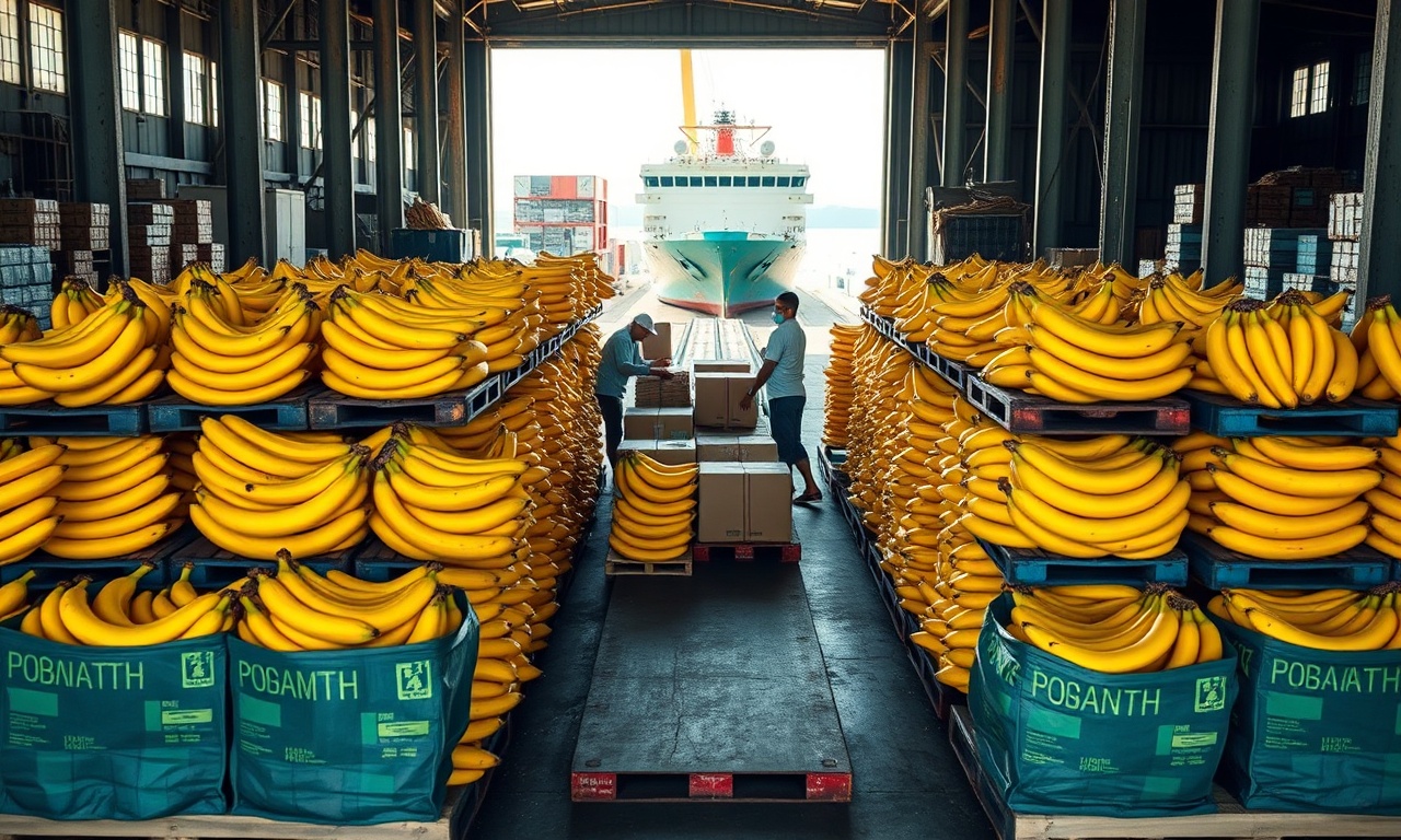 El banano ecuatoriano gana terreno en China: el TLC rebaja aranceles y los envíos crecen casi 12 %
